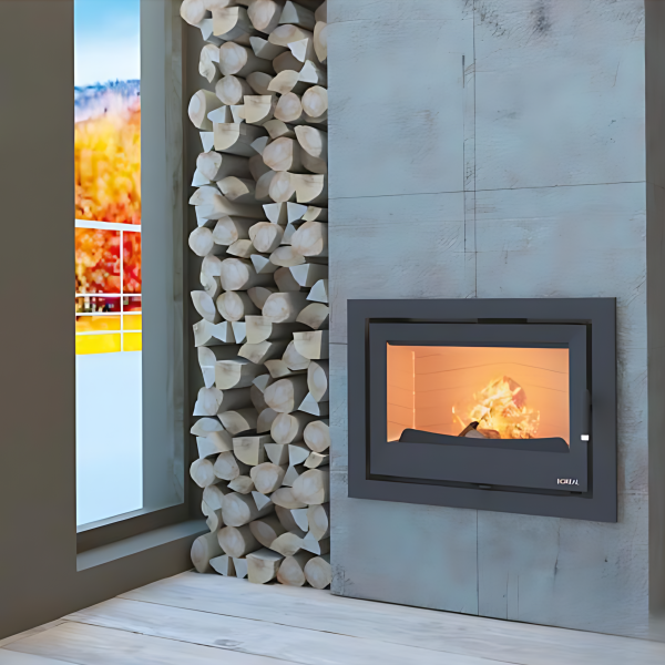 Insert à bois ventilé canalisable BOREAL I70 12kW