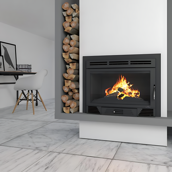 Insert à bois ventilé canalisable BRONPI Madrid 16.5kW