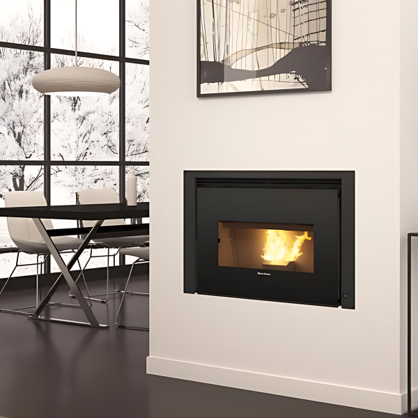 Insert à granules ventilé EXTRAFLAME Comfort P85 12kW