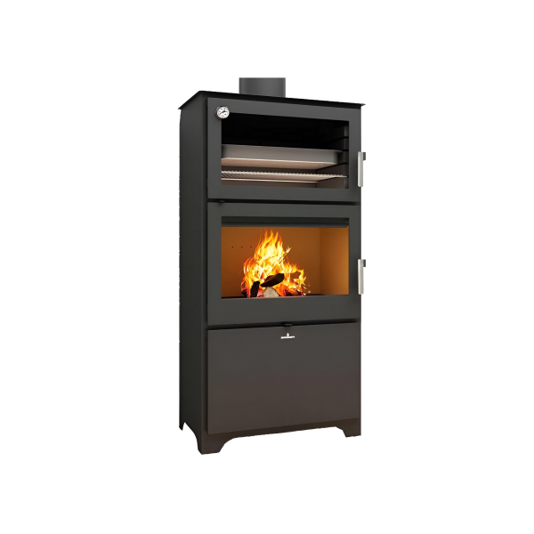 Poêle à bois avec four BRONPI Murano L 14kW – Image 2