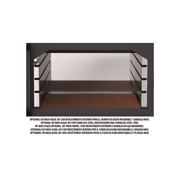 Poêle à bois avec four BRONPI Suiza 14kW – Image 5