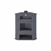 Poêle à bois d'angle avec four FIREMATIC Idaho 9.5kW – Image 3