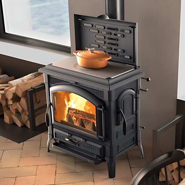Poêle à bois en fonte LA NORDICA Isotta con cerchi Evo 11.9kW – Image 5