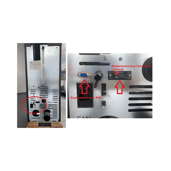 PACK Poêle à granulés C7C FIREMATIC + Kit ventouse Dinak + Module Wifi – Image 12