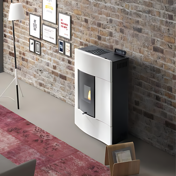 Poêle à granules extra plat céramique ORIGINE PHEBO Chimera 5kW – Image 10