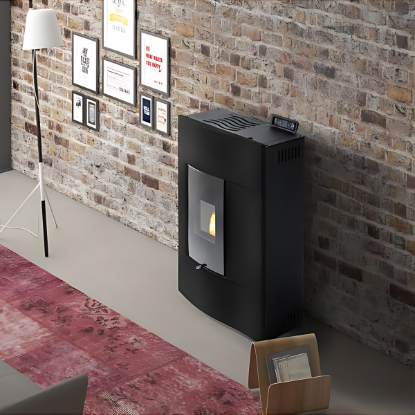 Poêle à granules extra plat céramique ORIGINE PHEBO Chimera 5kW – Image 9