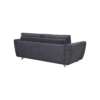 Canapé 3 places convertible express 160x190cm MILANE tissu gris anthracite – Image 5