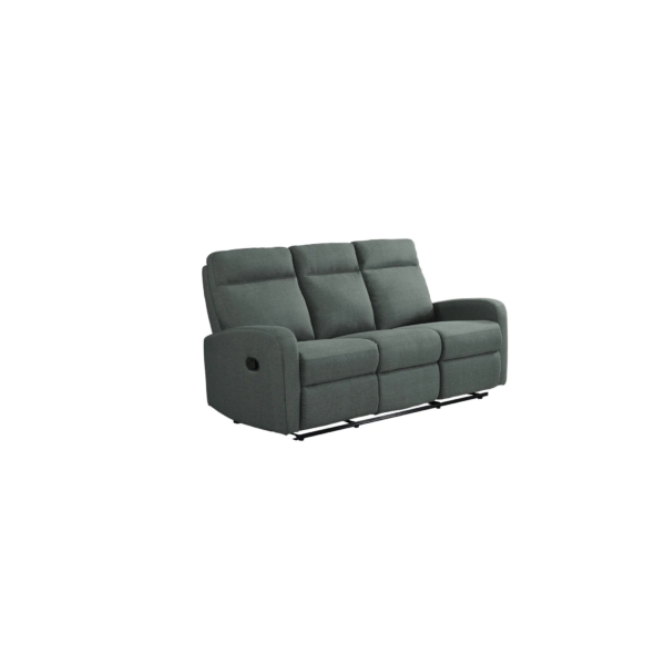 Canapé relax 3 places OSCAR tissu Gris anthracite – Image 6