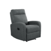 Fauteuil Relax OSCAR Tissu Gris Clair
