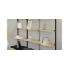 Meuble dressing bibliothèque modulable design industriel 4 étagères – Image 4