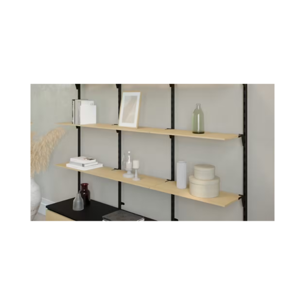 Meuble dressing bibliothèque modulable design industriel 4 étagères – Image 4
