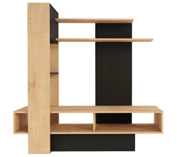 Meuble TV OSTRAL Imitation chêne et Noir – Image 3