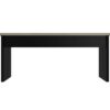 Table basse avec plateau relevable YANA Noir et imitation chêne – Image 3