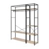 Lot De 2 Portants Vêtements En Bois Et Métal June Noir – Image 3