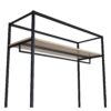 Lot De 2 Portants Vêtements En Bois Et Métal June Noir – Image 4