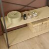 Lot De 2 Portants Vêtements En Bois Et Métal June Noir – Image 5