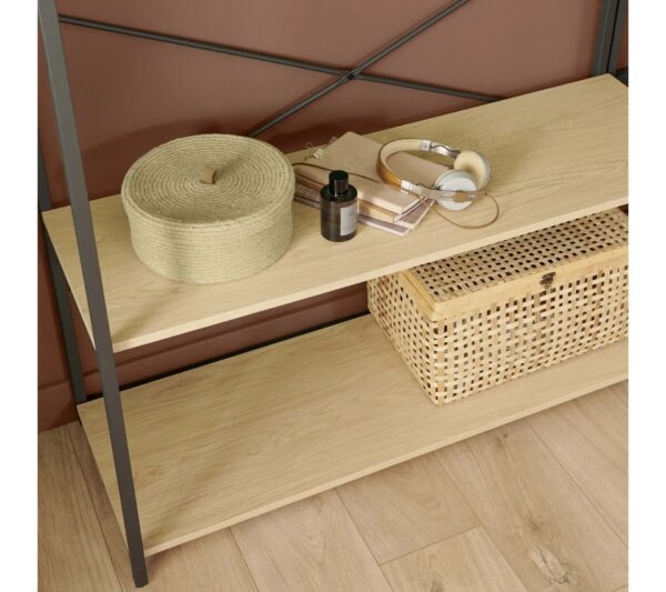 Lot De 2 Portants Vêtements En Bois Et Métal June Noir – Image 5