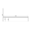 Lit coffre 140x190cm MALACA + sommier métallique relevable imitation chêne et rotin – Image 8